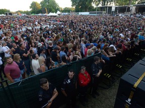 Crowd at Rock the Park in Harris Park. (MORRIS LAMONT, The London Free Press)