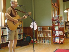 Last week, Paul Droog, from St. Marys performed a live concert with several songs he wrote himself.(Shaun Gregory/Huron Expositor)