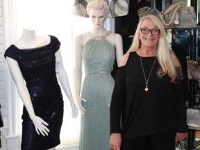 Sarnia's Lori Mitchell stands on the second floor of Silhouettes Boutique. Mitchell recently celebrated 15 years as owner of the venerable local women's fashion and mastectomy store.
CARL HNATYSHYN/SARNIA THIS WEEK