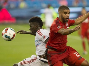 After three years, TFC’s Jordan Hamilton has finally started to get some playing time and has rewarded the team’s patience. (THE CANADIAN PRESS)