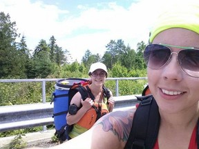 Facebook photo
Stefanie Recollet and Josie Langelier recently completed a 450-kilometre, 19-day canoe journey from Wahnapitae First Nation to Garden River First Nation, following ancestral waterways.