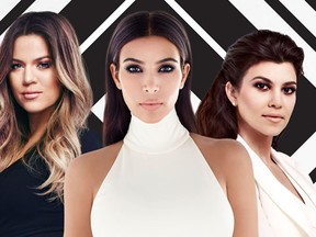 Khloe, Kim and Kourtney Kardashia in a promo shot for "Keeping UP with the Kardashians". (NBCUniversal)