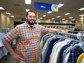 Burt Haggith is the manager of the new Mission Store at York and Rectory which is holding it's grand opening this Saturday.
Haggith was at the store in London, Ont. on Tuesday July 19, 2016. Mike Hensen/The London Free Press/Postmedia Network