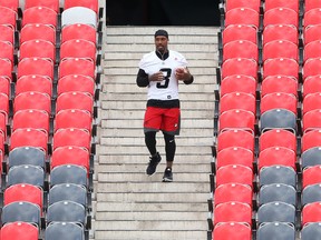 Redblacks running back Travon Van. (Jean Levac, Postmedia Network)