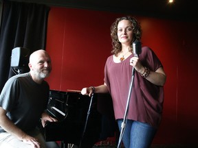 Singers and performers Kelly Perras and John Newlands pose for a photo. Fierté Sudbury Pride will recognize its superstars while celebrating the queer composers and songwriters who have contributed to evolution of music over the last century at a special gala Thursday at the Sudbury Theatre Centre. Perras and Newlands will host the event, which begins at 8 p.m. and includes an awards ceremony, silent auction and food catered by Fromagerie Elgin. Gino Donato/Sudbury Star/Postmedia Network