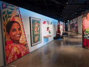 The "Empowering Women: Artisan Co-operatives that Transform Communities" exhibition is shown at the Canadian Museum for Human Rights in Winnipeg in this undated handout photo. THE CANADIAN PRESS/HO - Canadian Museum for Human Rights, Jessica Sigurdson