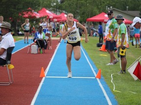 Athletes from the tri-area made their mark when the province gathered for a long weekend of competition and fun in Leduc last week.  - Photo by Mitch Goldenberg