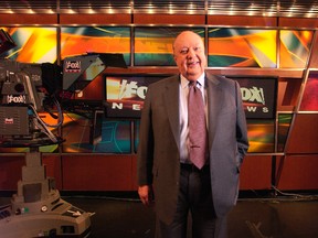 In a Sept. 29, 2006 file photo, Fox News CEO Roger Ailes poses at Fox News in New York. 21st Century Fox says Ailes is resigning. The announcement comes amid  charges by former anchor Gretchen Carlson, who claims she was fired after refusing his sexual advances. (AP Photo/Jim Cooper, File)
