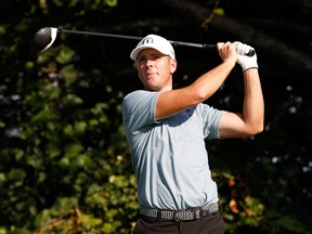 Luke List watches his drive on the 16th hole during the first round of the RBC Canadian Open at Glen Abbey Golf Club in Oakville, Ont., on July 21, 2016. (Gregory Shamus/Getty Images)