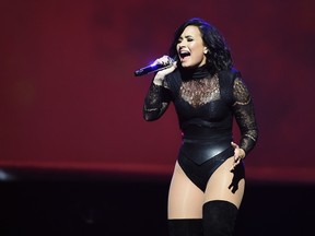 Demi Lovato performs during the '2016 Honda Civic Tour Featuring Demi Lovato & Nick Jonas: Future Now' tour at the Barclays Center on July 8, 2016 in New York City  Nicholas Hunt/Getty Images/AFP