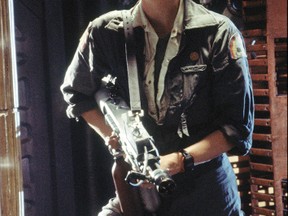 Sigourney Weaver in "Aliens."