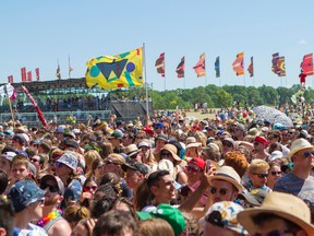 Creative signs could be seen sprinkled throughout the crowds at the 2016 Wayhome Music and Arts Festival held in Oro-Medonte, Ont. Saturday, July 23, 2016. 
MATT DAY/Special to Postmedia