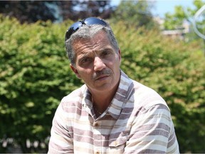 Steve Pollard, 48, has had two liver transplants since he was diagnosed with hepatitis C in 2009. JEAN LEVAC / POSTMEDIA