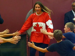 Olympian Natalie Spooner says the Canadian Women's Hockey League is gaining popularity. (Postmedia Network file photo)