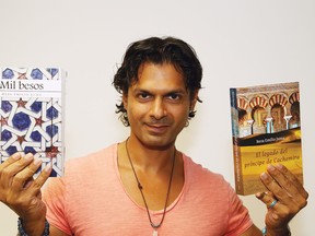 Author Reza Emilio Juma in Sudbury on July 18. (John Lappa/Sudbury Star)