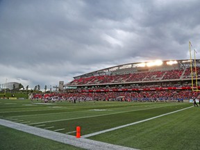 The Ottawa Redblacks take on the Winnipeg Blue Bombers at TD Place in Ottawa, June 13, 2016. (Jean Levac/Postmedia Network)