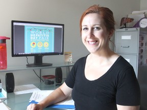 Jennifer Brunet is a hepatitis C counsellor at the Street Health Centre in Kingston, which will be hosting events to mark World Hepatitis Day on July 28. (Michael Lea/The Whig-Standard)