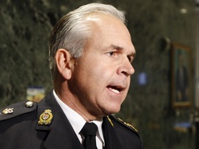 Ottawa police Chief Charles Bordeleau. DARREN BROWN / OTTAWA CITIZEN