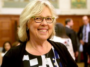 Green Party leader Elizabeth May is pictured in this July 6, 2016 file photo. 
(Julie Oliver/Postmedia Network)