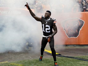 Browns receiver Josh Gordon is expected to miss at least two weeks of training camp with a quadriceps injury, the latest setback for the troubled player. (Tony Dejak/AP Photo/Files)