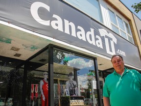 Glenn Wilson, owner of CanadaT.com in Newmarket, who says the Pokemon Go craze is "kinda cool," Tuesday, July 26, 2016. (Daniel McKenzie/Toronto Sun)