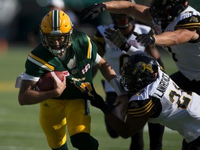 Mike Reilly points out if the offence can't get a first down, it puts the team in a bad situation. (Greg Southam)