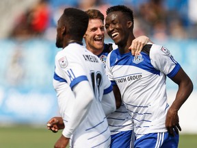 Pape Diakite will be back in the lineup when FC Edmonton takes on the New York Cosmos on Wednesday. (Ian Kucerak)