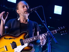 Thom Yorke from the band Radiohead performs at Madison Square Garden on Tuesday, July 26, 2016, in New York. (Photo by Charles Sykes/Invision/AP)