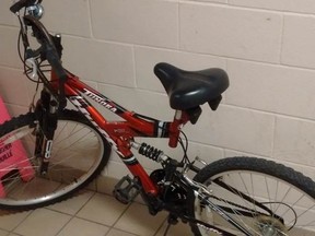 stolen red bike