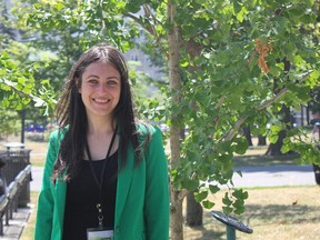 Water Initiative for the Future (WatIF) chair and co-founder Donya Danesh, pictured outside the Queen’s University Bioscience Complex in Kingston, believes that future water solutions will only be found through interdisciplinary collaboration. (Victoria Gibson For The Whig-Standard)