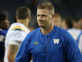 Mike O'Shea could be staring down his walking papers if the Blue Bombers don't register a win soon. (Kevin King)