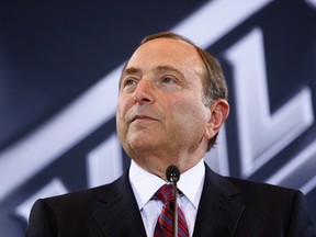 NHL commissioner Gary Bettman filed a 24-page response last week to a letter from U.S. Senator Richard Blumenthal about concussions and brain injuries. (John Locher/AP Photo)
