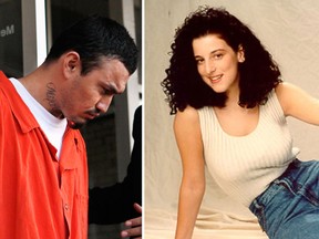 Ingmar Guandique (left) and Chandra Ann Levy are seen in file photos.  (AP Photo/Jacquelyn Martin/Getty Images)