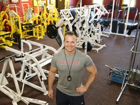 Troy Thompson, trainer and owner of T2 The Gym Fitness Centre in Sudbury, Ont., has been selected as Canadian trainer of the year by Muscle Insider Magazine. John Lappa/Sudbury Star/Postmedia Network
