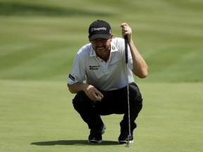 Jimmy Walker of the United States lines up on the sixth green during the first round of the 2016 PGA Championship in Springfield, N.J., at Baltusrol Golf Club on July 28, 2016. (Streeter Lecka/Getty Images)