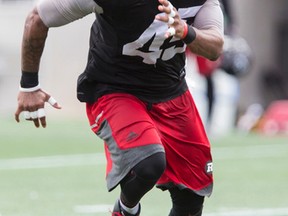 Redblacks linebacker Damaso Munoz. (Errol McGihon, Ottawa Sun)