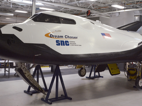 The Sierra Nevada Corp.'s Dream Chaser won a NASA contract to fly cargo to the International Space Station. Photo courtesy of the Sierra Nevada Corp.