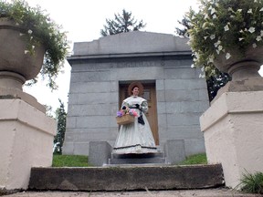 File photo/Postmedia Network
In this file photo, Shelby McCartney-Rundle, 18, shows off her attire as part of the Hillsdale Cemetery walking tour. This year's tour is set for Sept. 17, and tickets go on sale Tuesday at the Victoria Playhouse Petrolia box office.