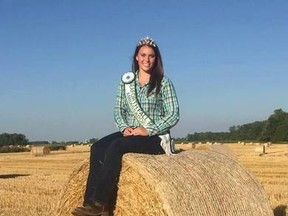 Maranda Klaver,18, from Seaforth, is set to compete against 90 other people from the province at the Ambassador of the Fair in Toronto.(Submitted photo)