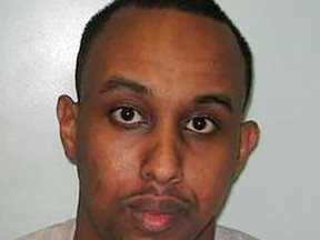 A handout custody photograph released by Britain's Metropolitan Police Service (MPS) on August 1, 2016 shows Somali-born Muhiddin Mire (Muhaydin Mire) who was sentenced at the Old Baily court in London on August 1, 2016 to life imprisonment with a minimum term of eight and a half years after being found guilty of attempted murder in a knife attack at Leytonstone tube station, in east London, in December last year.  (AFP PHOTO/MPS)