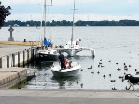 The public boat launch at 1 Ontario St. in Kingston, Ont. on Sunday July 31, 2016. The launch will be closed for maintenance on Tuesday and Wednesday.  Steph Crosier/Kingston Whig-Standard/Postmedia Network