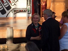 Indigenous and Northern Affairs Minister Carolyn Bennett ahead of the announcement on Wednesday. (Marie-Danielle Smith / National Post)