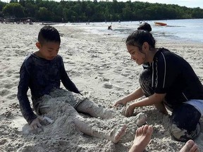 David Medina, 12, and Jhonalyn Javier, 11, drowned at Grand Beach Monday, Aug. 1, 2016. David came to Canada in 2014 Dasmarinas, Cavite, Jhonalyn in 2015 from Angeles City, Pampanga.
