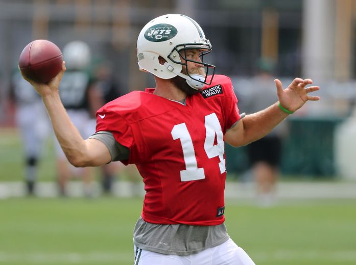 Jets QB Ryan Fitzpatrick explains odd story behind massive haircut