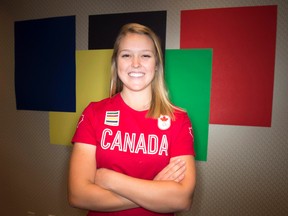 Golfer Brooke Henderson is competing at the Summer Olympics in Rio with her first round of competition on Aug. 17. (THE CANADIAN PRESS/Frank Gunn)