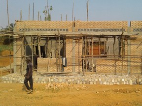 Supplied photo
Noreen Barbe, Marie Ntaganda and Adolphine Mukamanzi of Sudbury are helping to build a school in Rwanda.