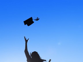 A generic image of a woman graduating.(Getty)