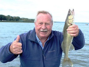 Neil with a Buck Lake walleye