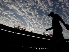The Athletics suspended a team employee after it was discovered he hid a camera inside the weight room at the team's stadium. (Chris Carlson/AP Photo)