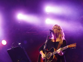 Mary Chapin Carpenter performs during the Edmonton Folk Music Festival at Gallagher Park in Edmonton, Alberta on Friday, August 5, 2016. Ian Kucerak / Postmedia